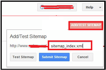add sitemap in webmaster tool