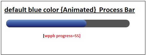 blue progress bar