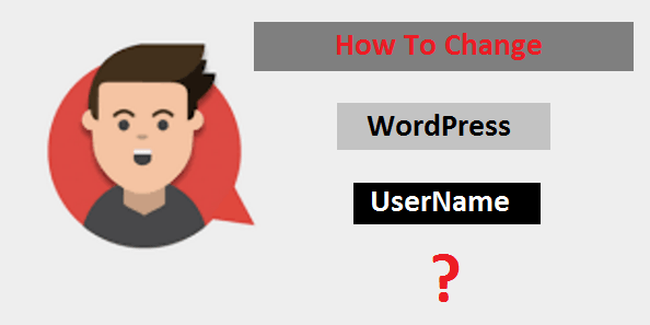 how to change wordpress username