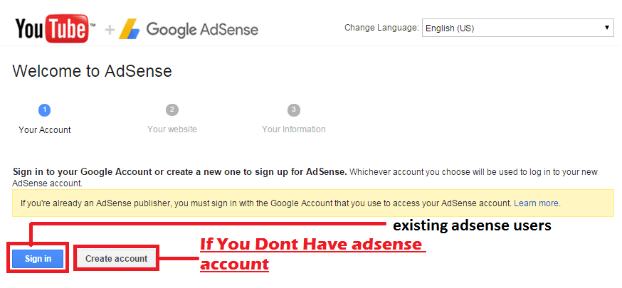 link adsense account with youtube-min