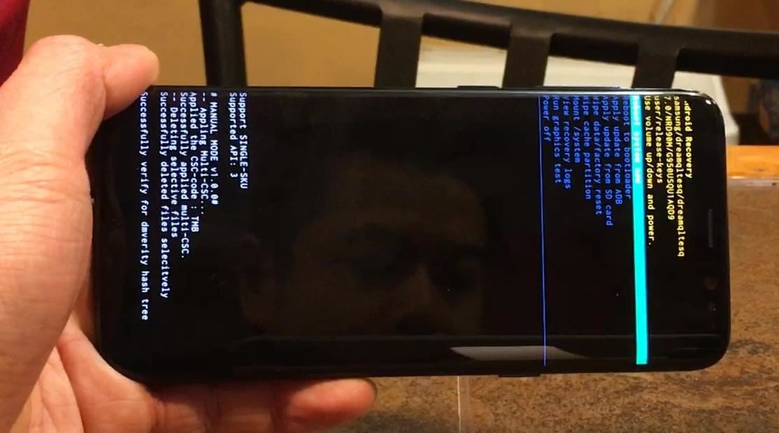 Boot Samsung Galaxy S8 Recovery Mode
