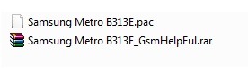 Samsung Metro B313e flash file