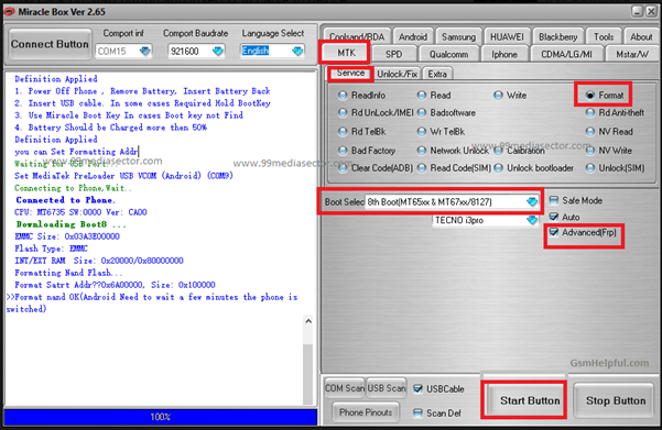 Remove Frp Lock In Tecno i3 Using Miracle