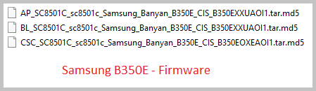 Samsung Metro b350e official rom