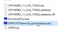 Oppo F3 CPH1609 flash tool