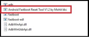 android fastboot reset tool version 1.2