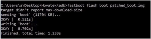 astboot flash boot_a patched_boot