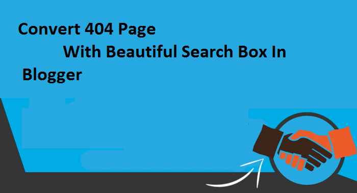 404 error in blogger,not found