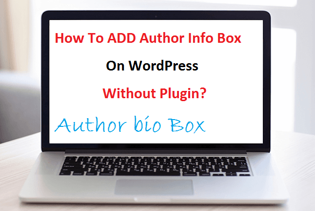 add author bio box,how to add author picture,