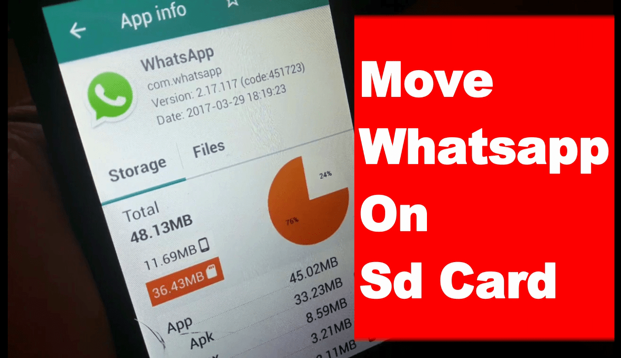 Move Whatsapp To Sd Card