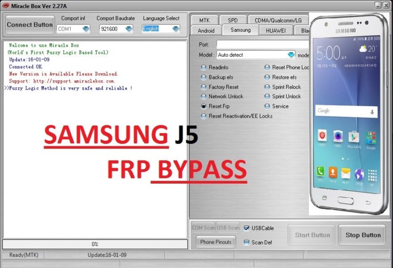 Remove FRP lock On Samsung Galaxy J500G