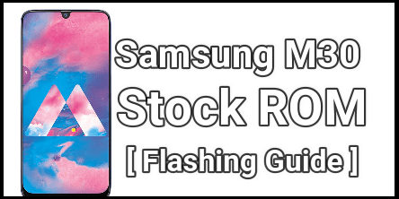 Flash Samsung M30 SM-M305F