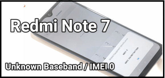 Redmi Note 7 IMEI Repair