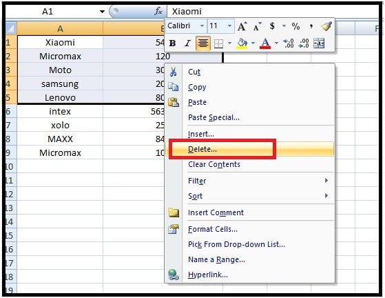 How To Delete Multiple Rows And Columns In Excel Printable Templates Free
