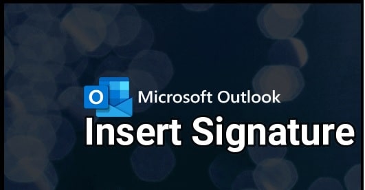Add Signature in Outlook