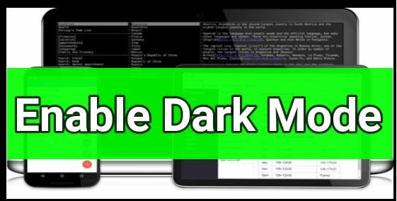 Evernote Dark Mode