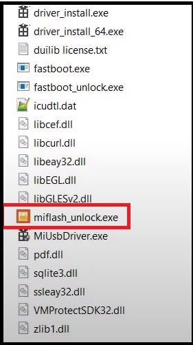 miflash unlock tool