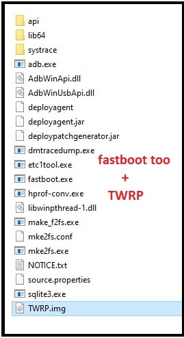 platform tool and twrp