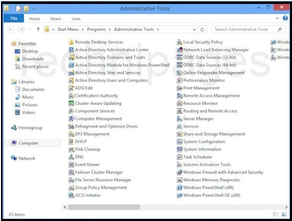 Active Directory tools windows os