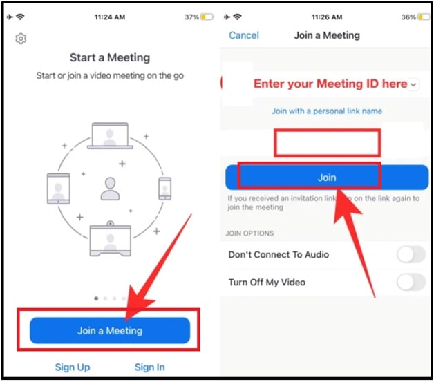 Change Name Before Joining Zoom Meeting On zoom mobile app