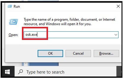 osk command windows 10