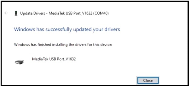 windows has been successfully updated drivers