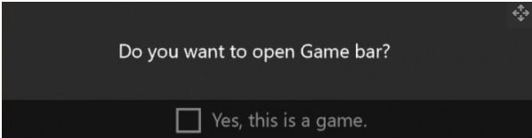 do you want to open xbox game bar