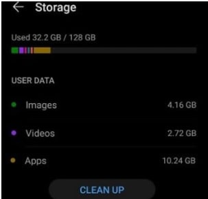 clean up junk files in android