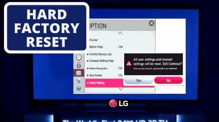 Reset LG Smart Tv Without Remote