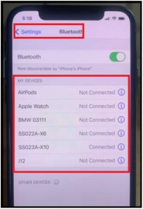 Change the Bluetooth device Name that Are Connectd To Your iPhone
