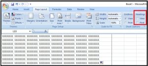Turn off Column And Row Numbers in Excel When Printing