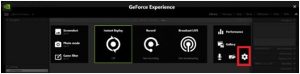 configure GeForce Experience for video and audio recording