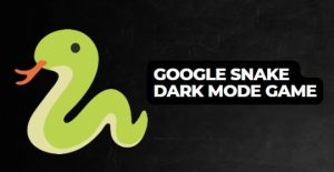 Google Snake Dark Mode