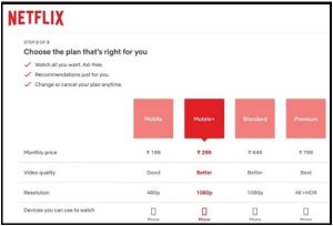 netflix premium plan
