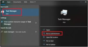 open task manager in windows 11